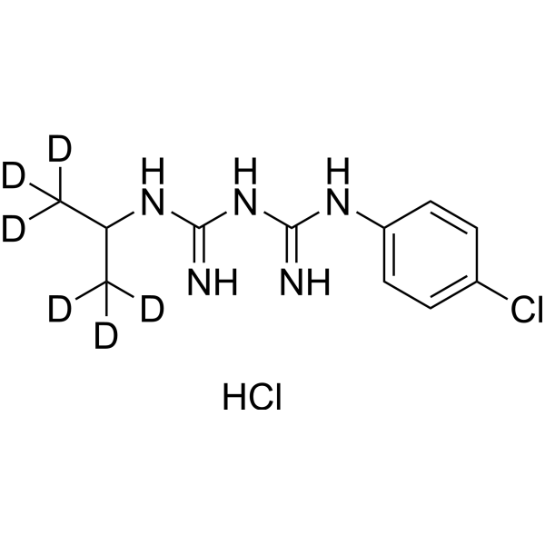 Proguanil-d6 hydrochloride (proguanil d6 hydrochloride)